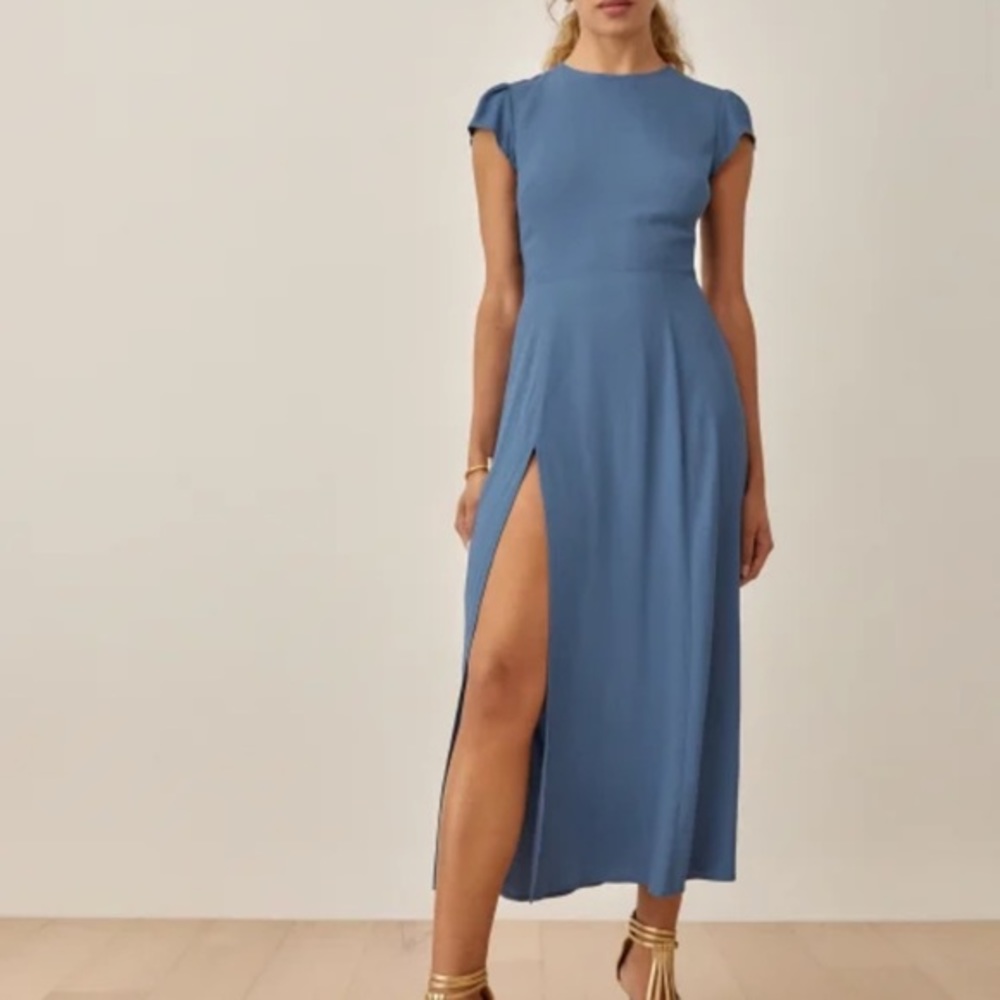 NWOT Reformation Gavin Dress Morning Glory